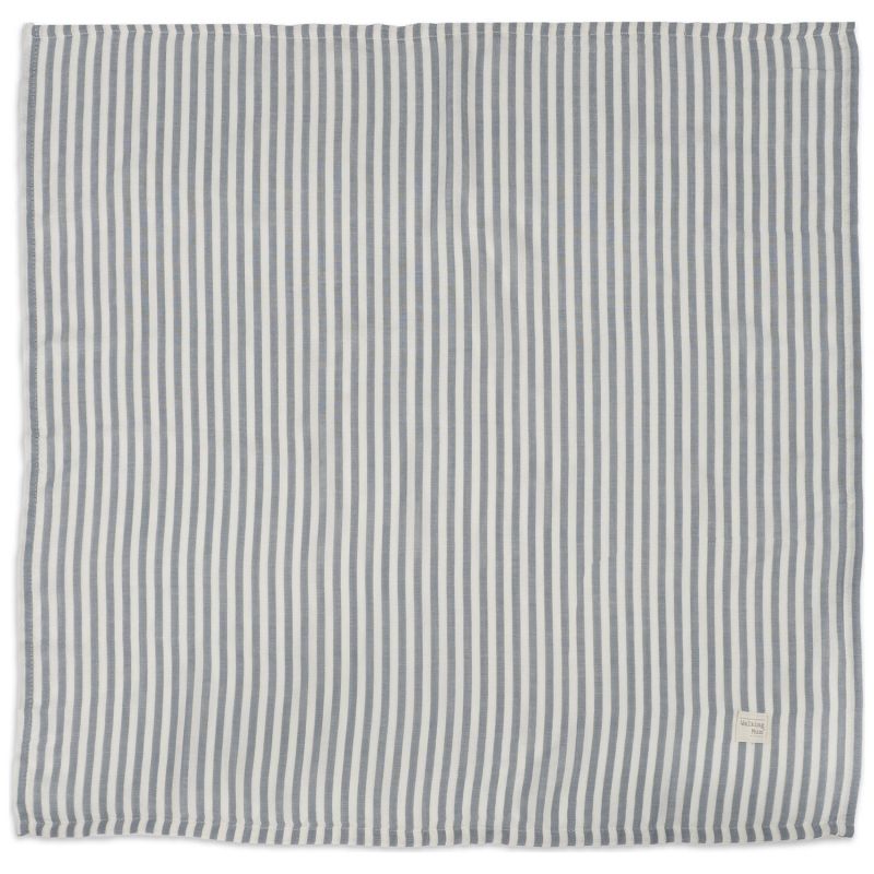 Lange Praliné Rayures Matcha (120x120 cm) Walking Mum Produit 4